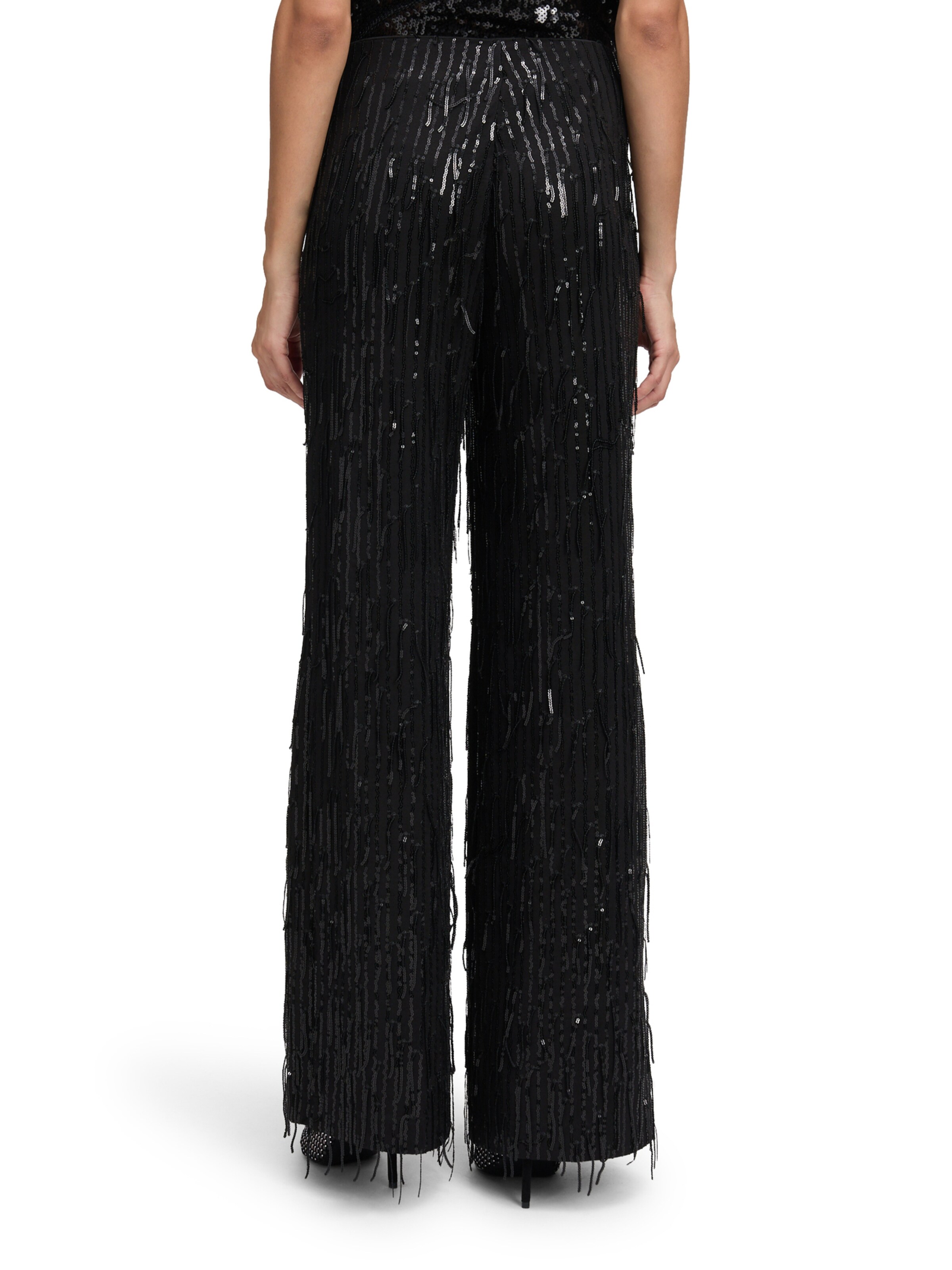 Vera Mont Wide leg Trousers in Black