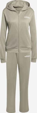 Costum de trening 'Essentials' de la ADIDAS SPORTSWEAR pe gri: față