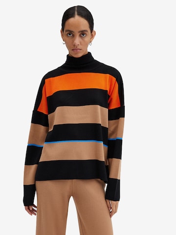 Pull-over Touché Privé en noir : devant