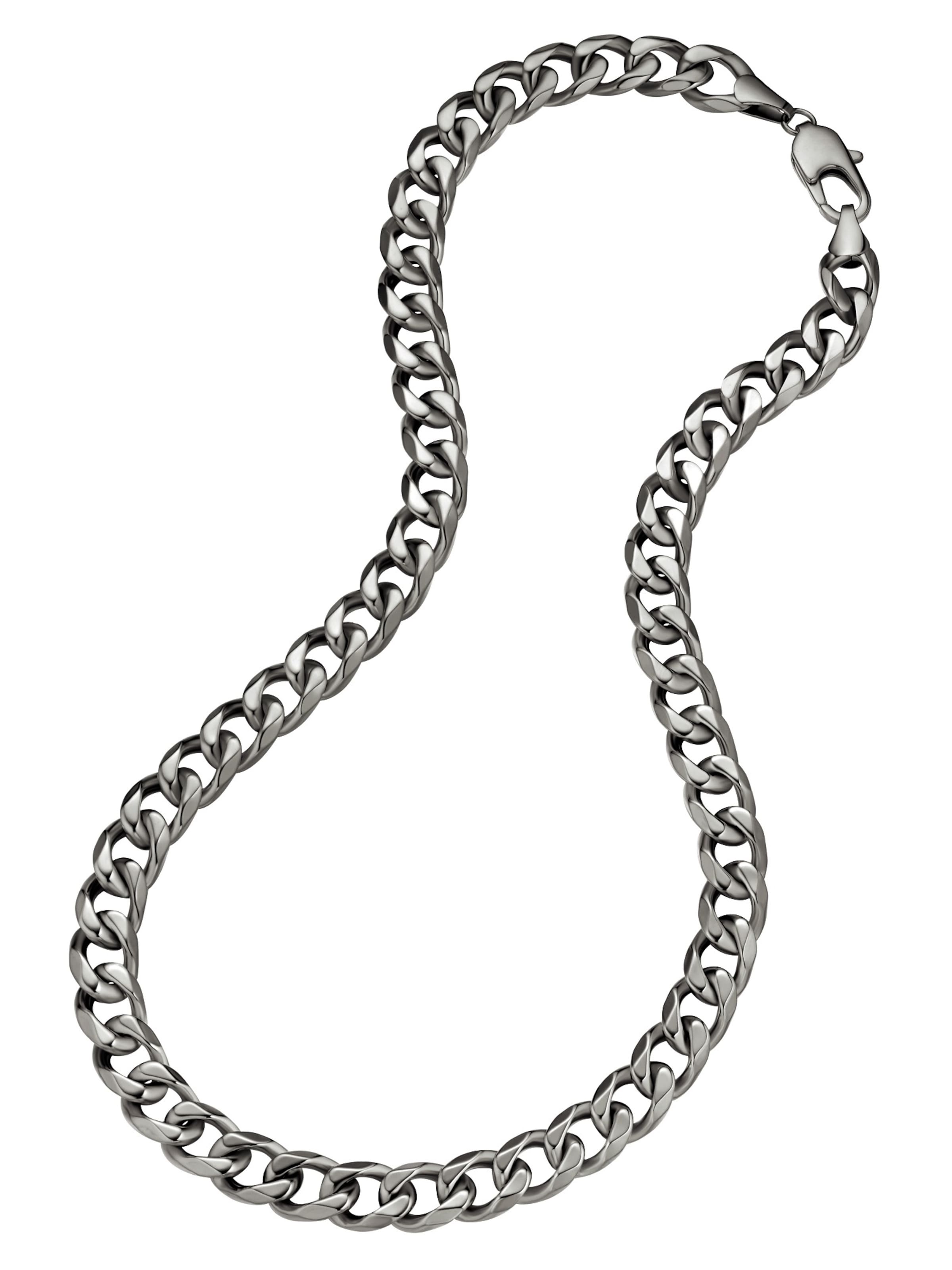 True Rebels Kette in Schwarz: Vorderseite