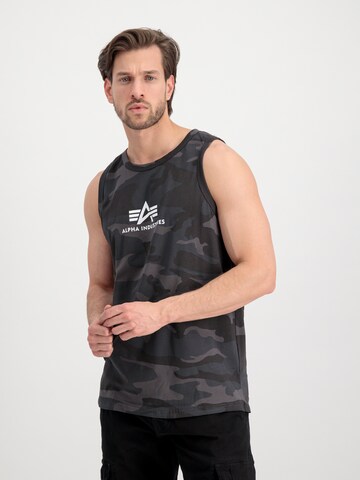 ALPHA INDUSTRIES Top in Schwarz