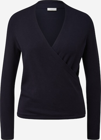 s.Oliver BLACK LABEL Trui in Blauw: voorkant