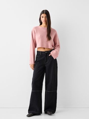 Bershka Svetr – pink