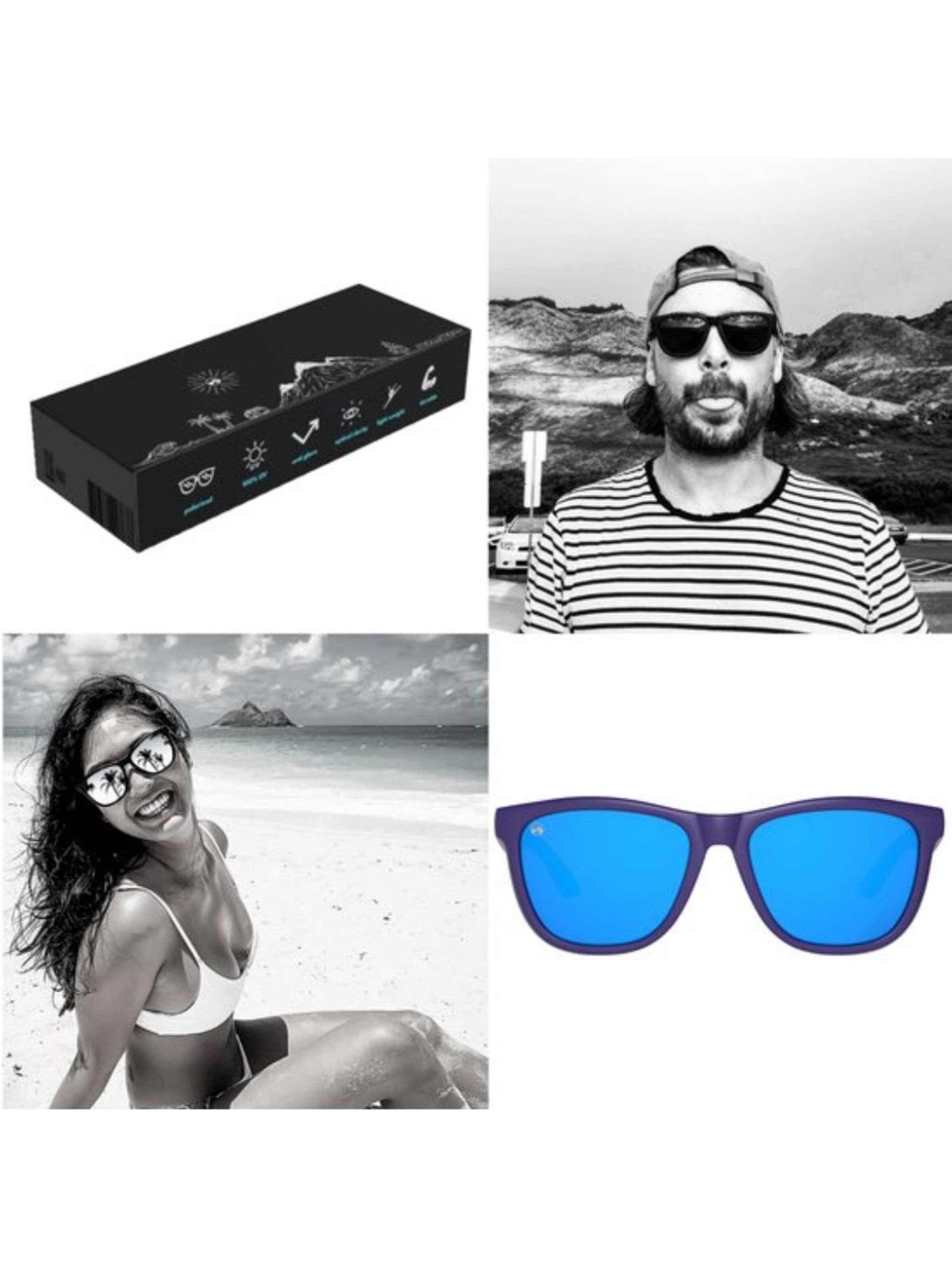 Lunettes de soleil sport 'MowMow Opal LIMITED Sunglasses - Polarized - Men - Women' Mowmow en bleu
