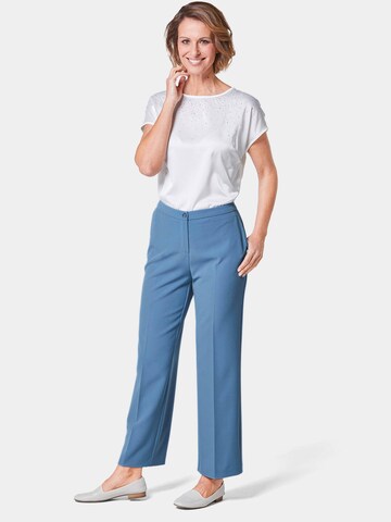 Goldner Loosefit Pantalon in Blauw