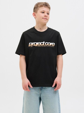 Jack & Jones Junior - Camisola 'JCOUnion Summer' em preto: frente