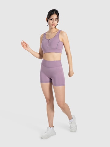 Coupe slim Pantalon de sport ' Lavina ' Smilodox en violet