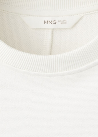 MANGO TEEN Sweatshirt 'True' in White