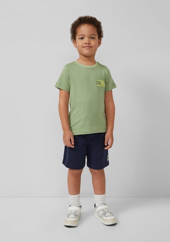 s.Oliver Wide leg Broek in Blauw: voorkant