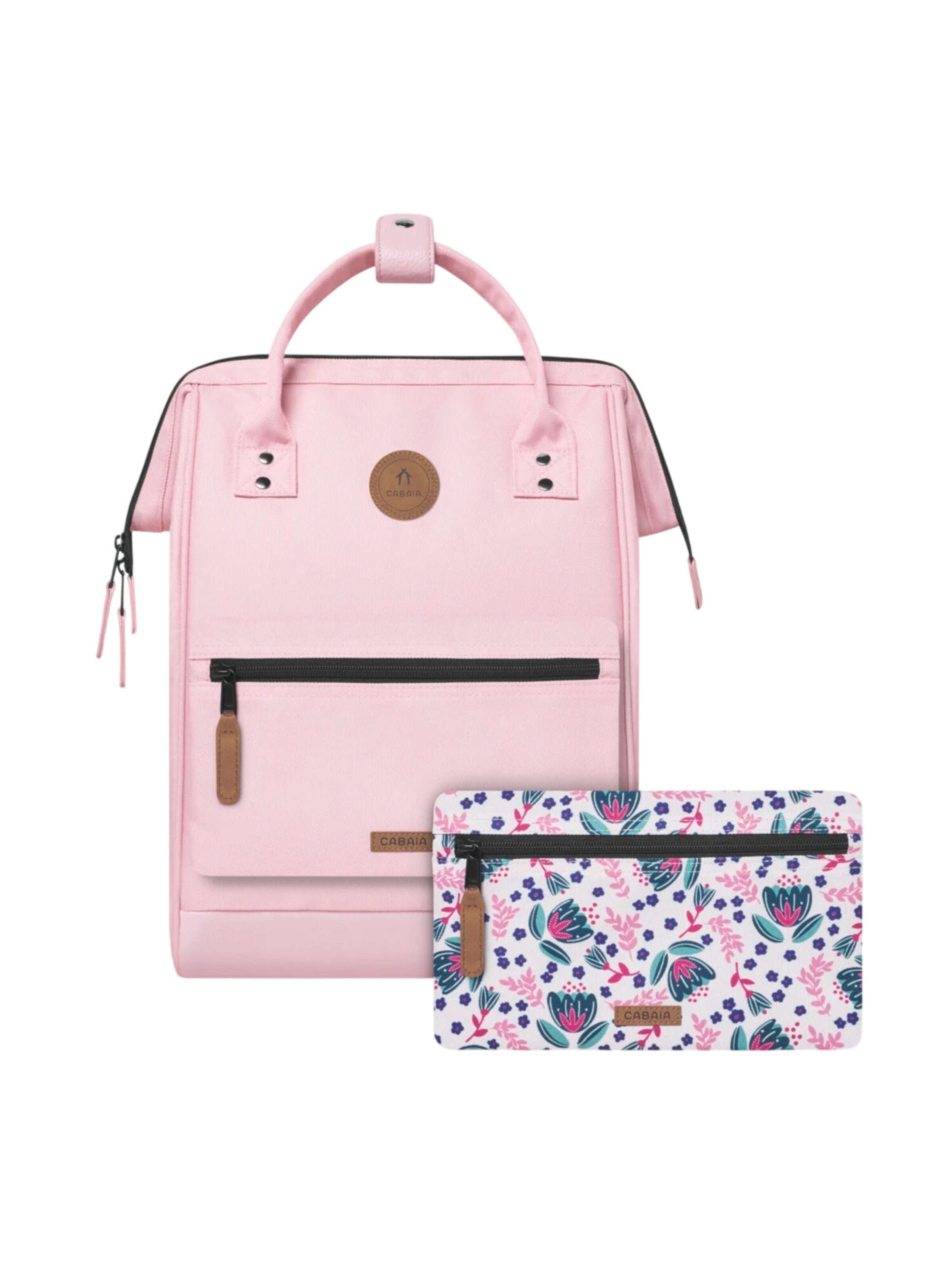 Cabaia Backpack 'Adventurer' in Pink: front