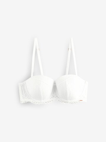 Lipsy Bustier BH in Wit: voorkant