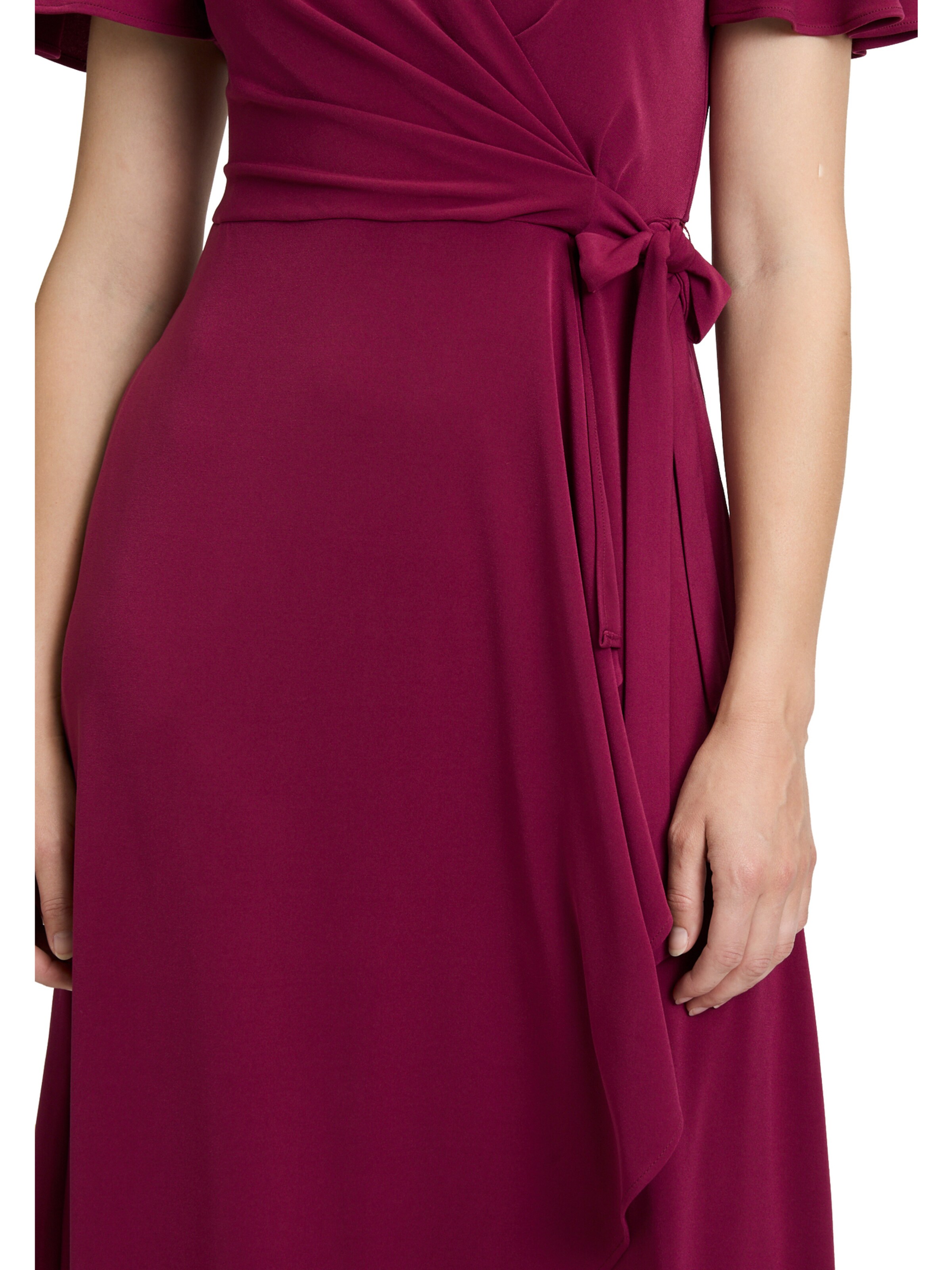 Vera Mont Jerseykleid kurzarm in Rot