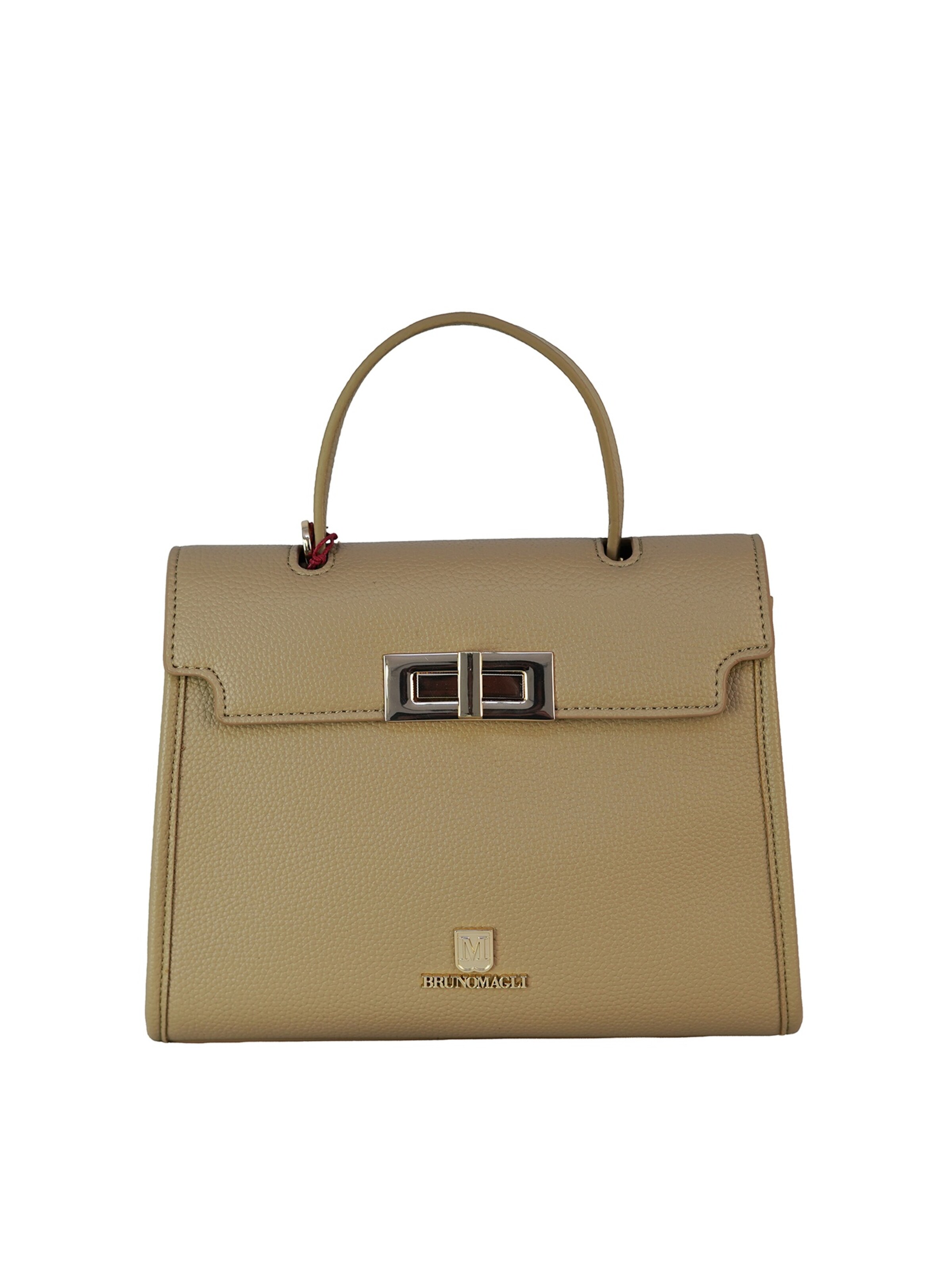 Borsa a mano 'Borsa a mano donna Bruno Magli Patty Handle eco-pelle nera' di Bruno Magli in grigio: frontale