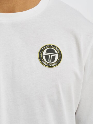 Maglietta 'Fire' di Sergio Tacchini in bianco