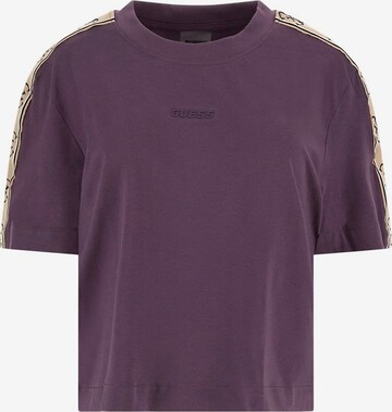 GUESS Performance Shirt in Purple: front