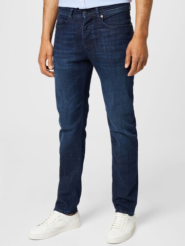 BOSS Slimfit Jeans 'Delaware' in Blauw: voorkant