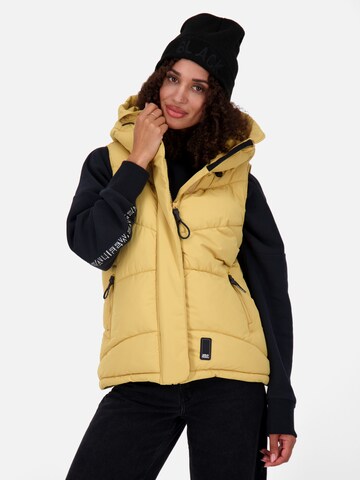 Alife and Kickin Bodywarmer 'JunisAK' in Bruin: voorkant