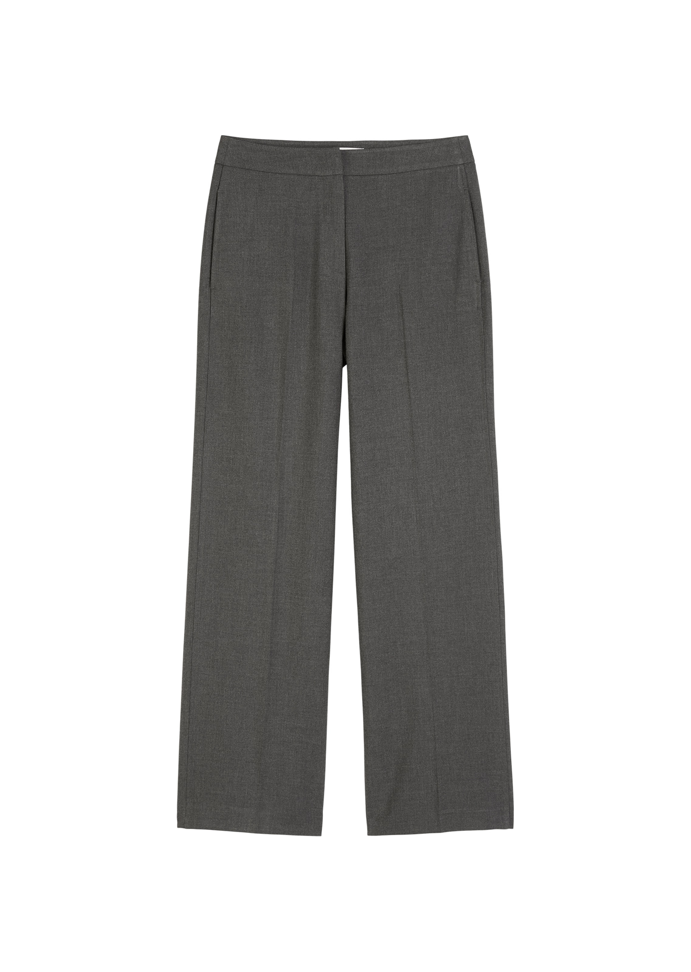 Marc O'PoloWide Leg/ Široke nogavice Hlače - siva boja: prednji dio