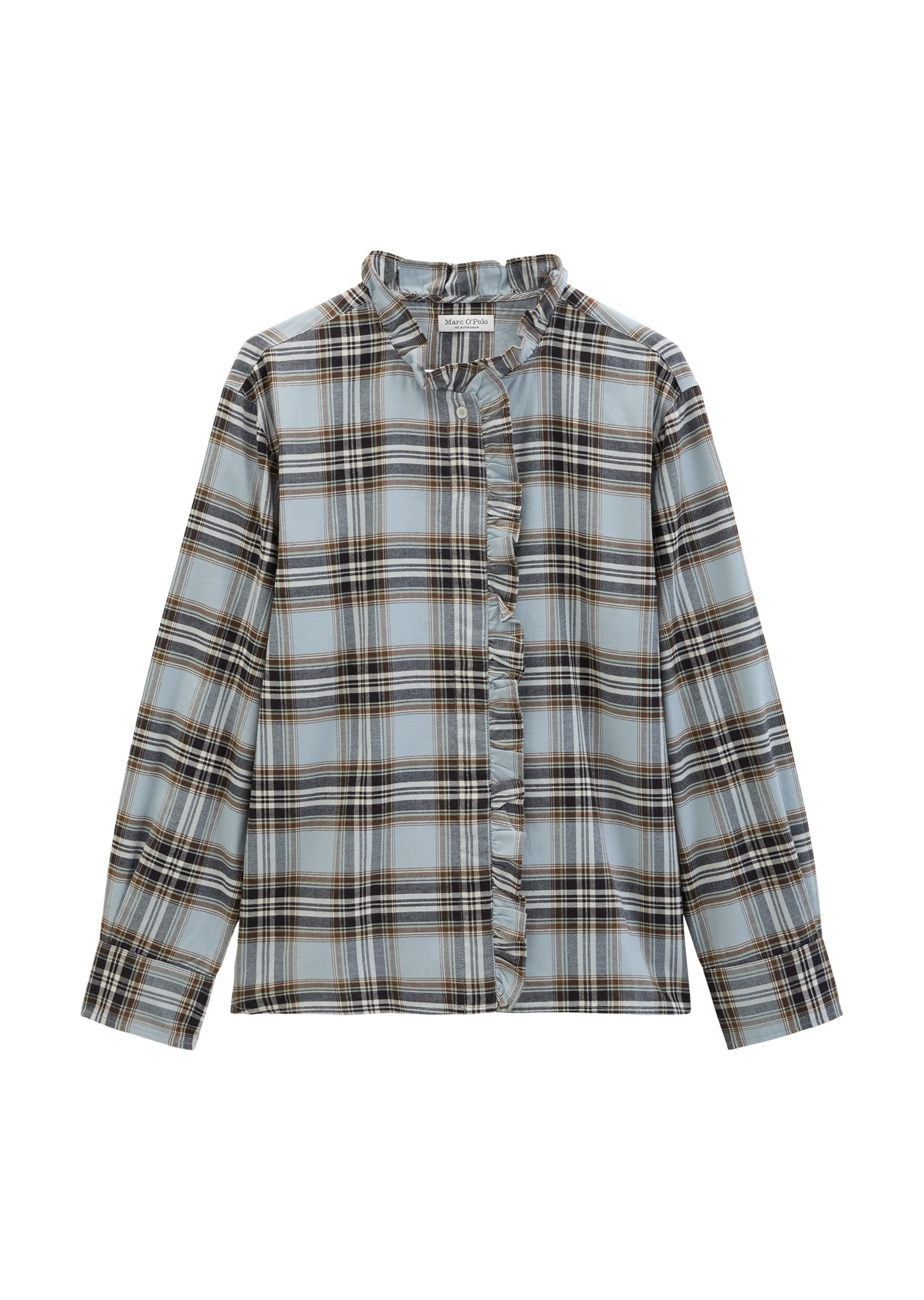 Marc O'Polo Blouse in Blauw: voorkant