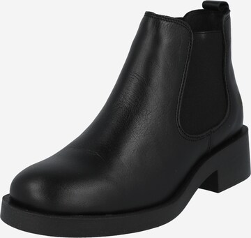 Apple of Eden Chelsea boots 'Simone' i svart: framsida
