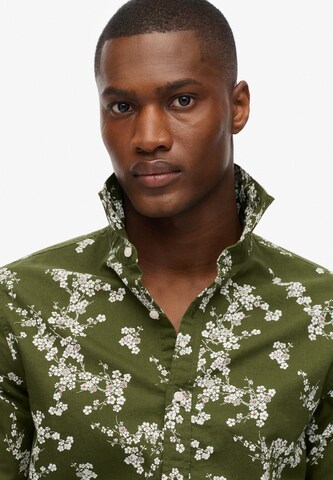 Coupe slim Chemise Superdry en vert