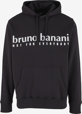 Sweat-shirt Bruno Banani en noir : devant