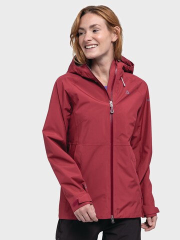 Veste outdoor ' Hiking Jacket Style Mauku WMS ' Schöffel en rouge : devant