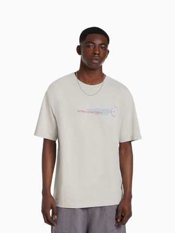 Bershka T-Shirt in Grau: Vorderseite