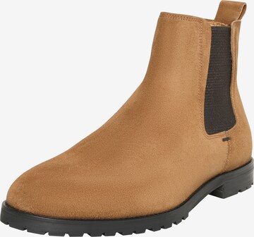 Henry Stevens Chelsea Boots 'Wallace CB' in Brown: front