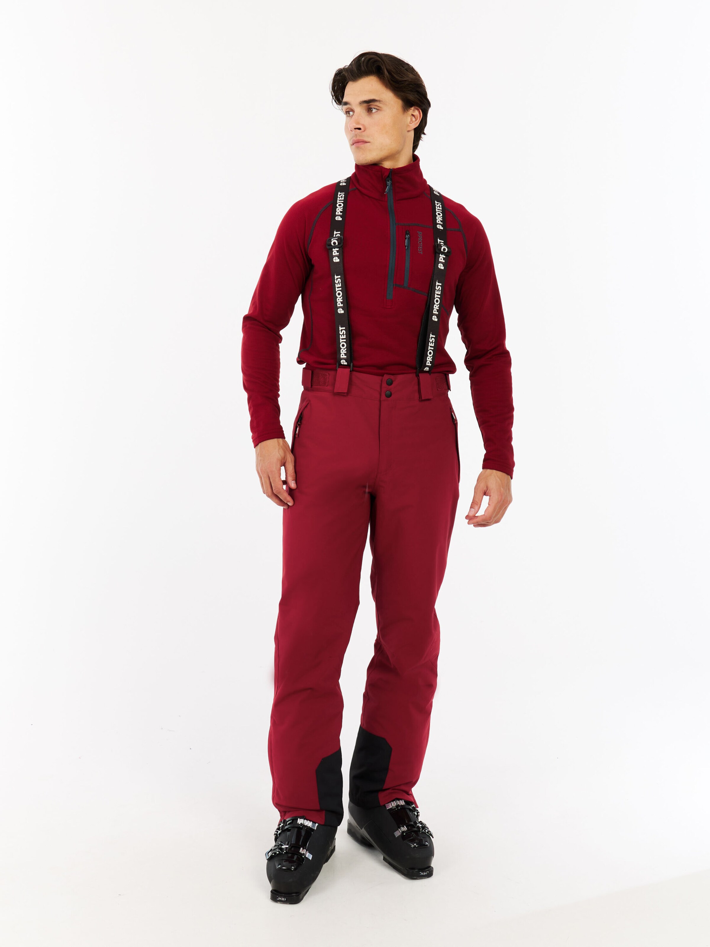 PROTEST Regular Sporthose 'PRTChester'‌‌‌‌‌‌‌ in Rot: Vorderseite