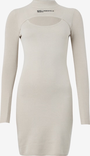 KARL LAGERFELD JEANS Neulemekko koossa XS värissä beige, Tuotenäkymä