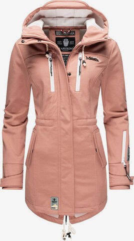 MARIKOO Raincoat 'Zimtzicke' in Pink: front