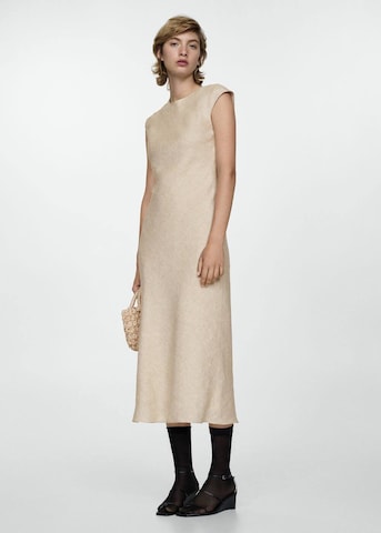 MANGO Kleid 'Gioia' in Beige: predná strana