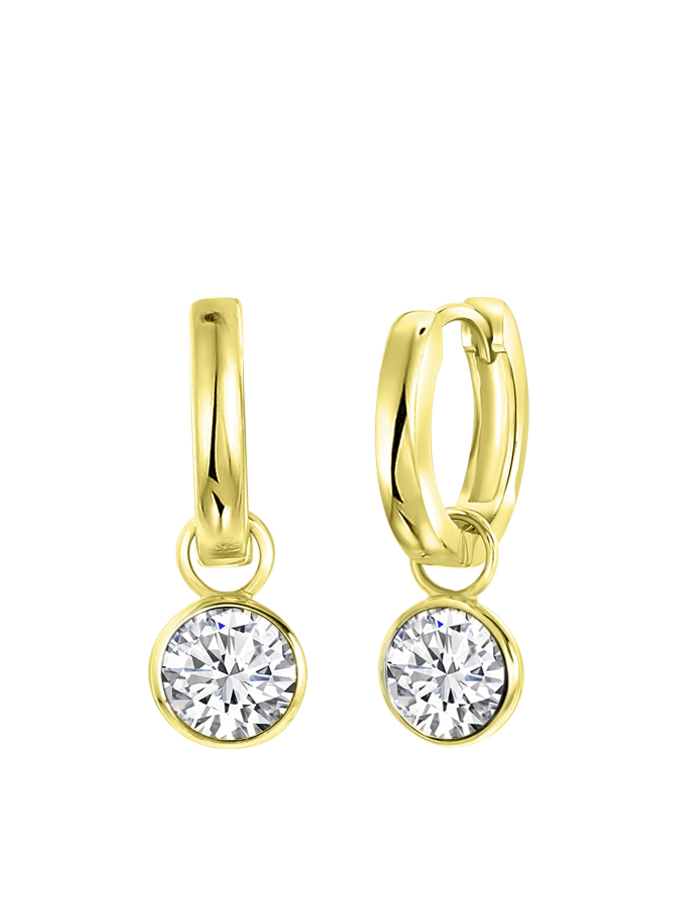 Lucardi Oorbellen in Goud: voorkant