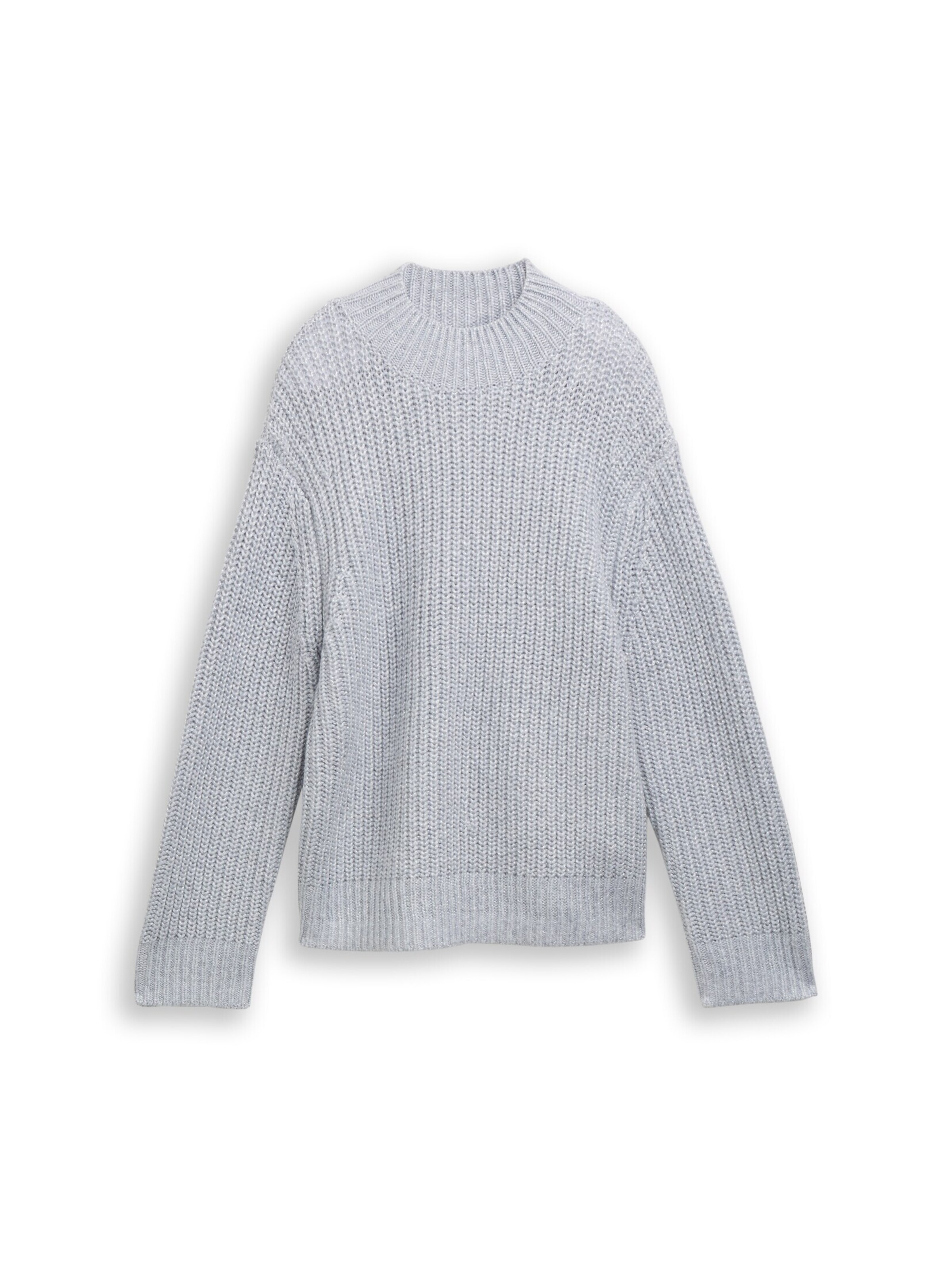 Pull-over TOM TAILOR DENIM en gris : devant