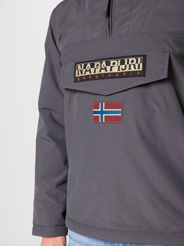 NAPAPIJRI Between-Season Jacket 'Rainforest' in Grey