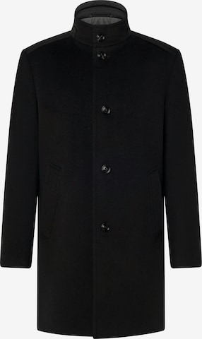 JOOP! Between-Seasons Coat in Black: front