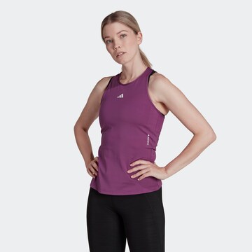 ADIDAS PERFORMANCE Sports Top in Purple: front