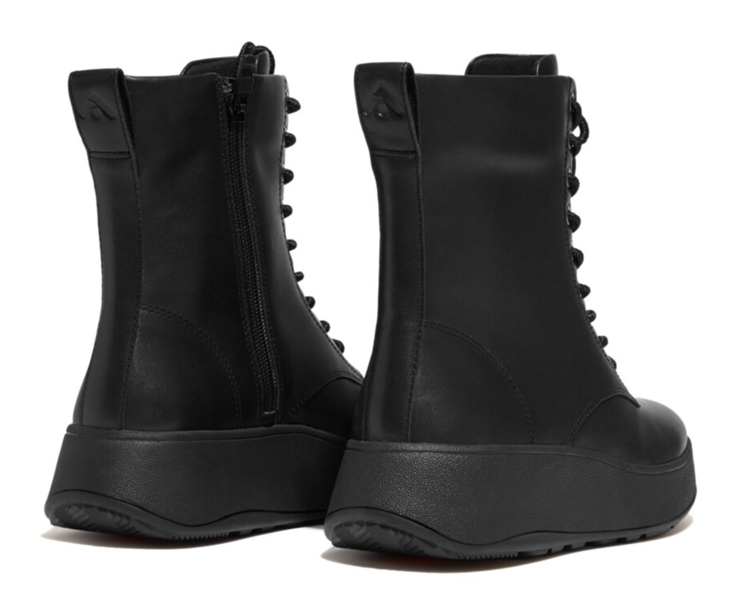 FitFlop Schnürstiefelette in Schwarz