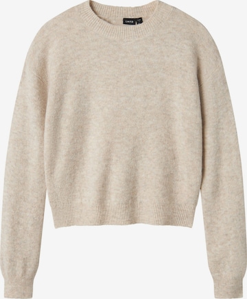 LMTD Sweater 'NLFLODET' in Beige: front