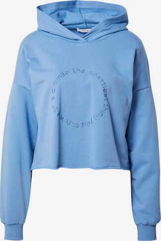 Sweat-shirt 'Malin' ABOUT YOU en bleu : devant