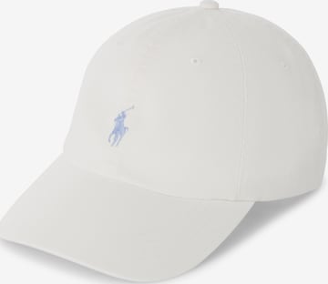 Polo Ralph Lauren Cap in White: front