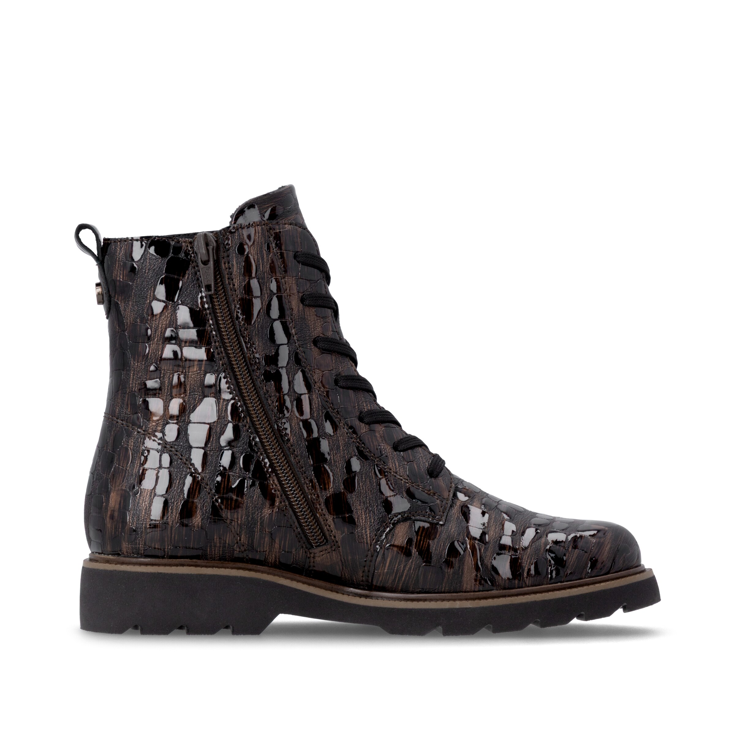 Bottines à lacets 'D3S72' REMONTE en marron
