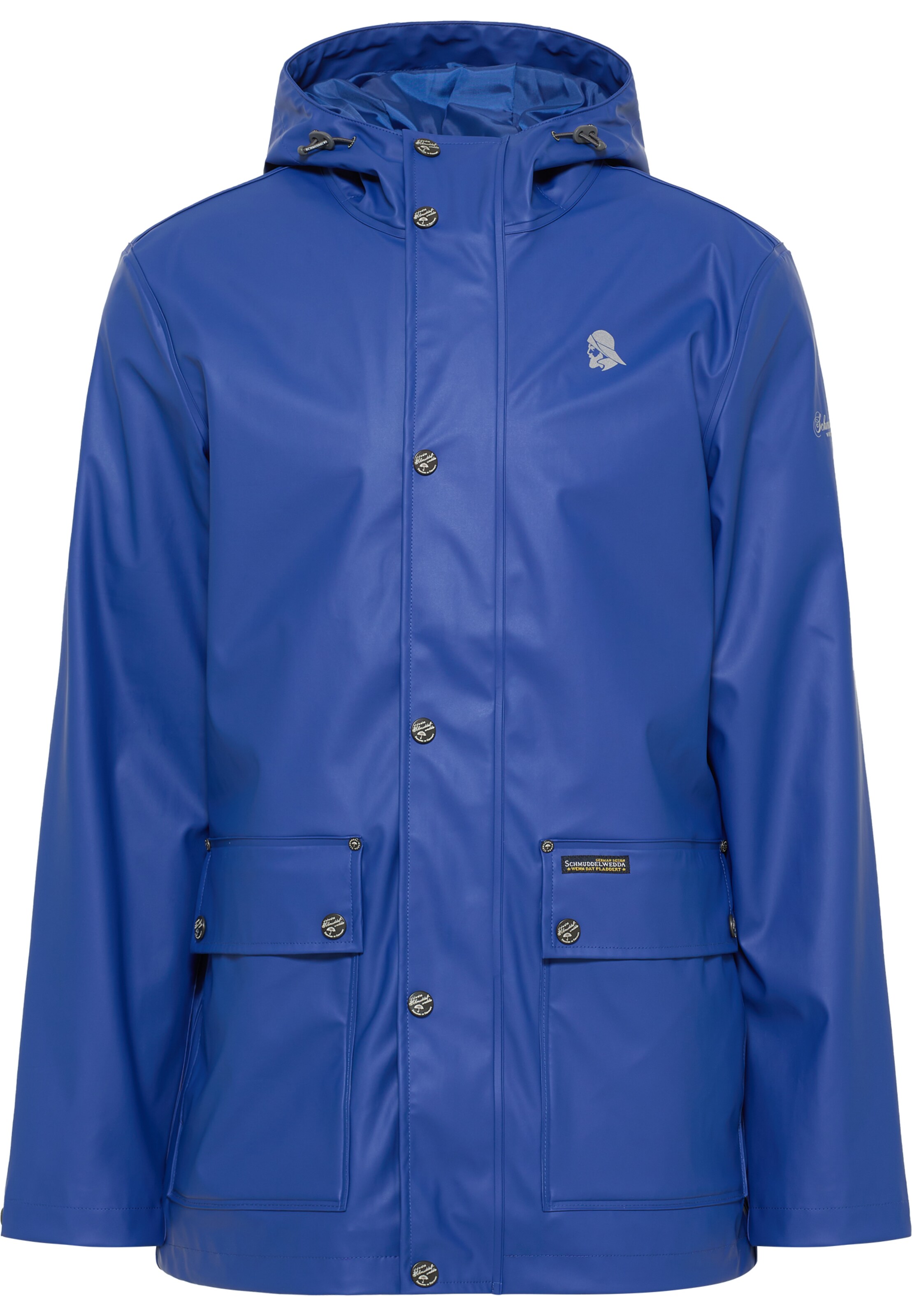 Schmuddelwedda Funktionsjacka i blå: framsida