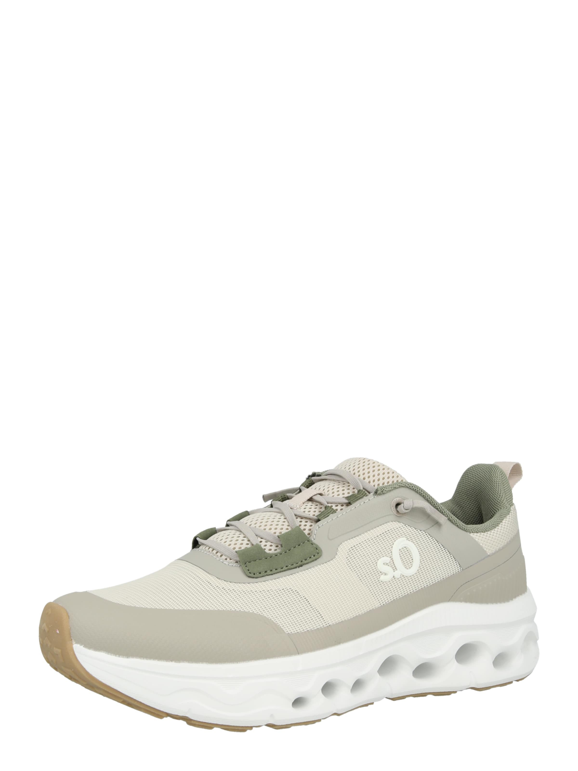 s.Oliver Sneakers laag in Groen: voorkant