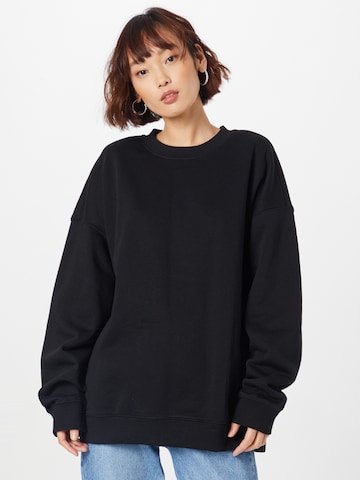 WEEKDAY Sweatshirt in Zwart: voorkant