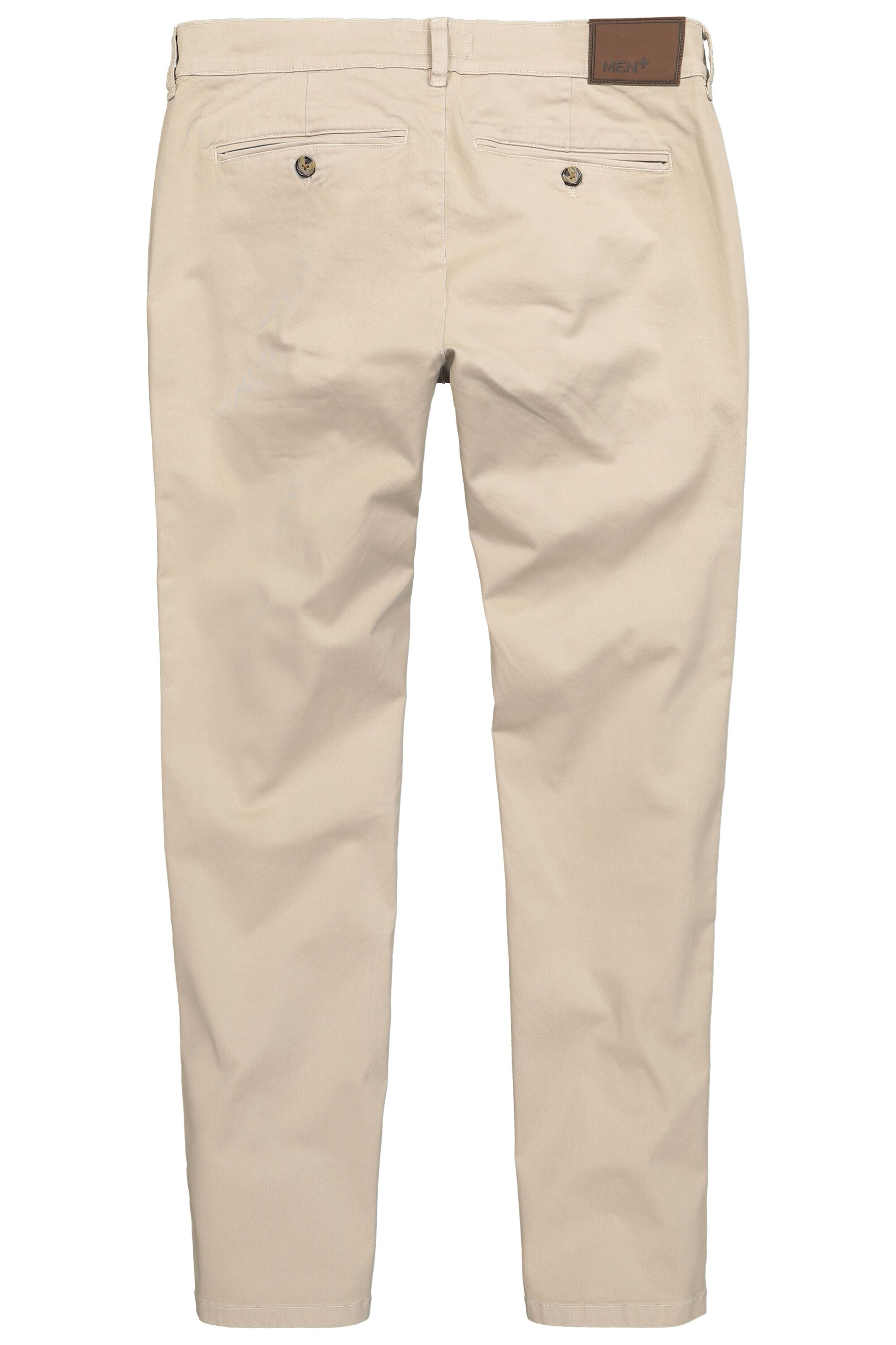 Men Plus Regular Chino Pants in Beige