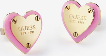 GUESS Earrings 'All You Need Is Love' in Gold: front