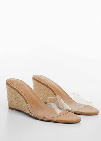 MANGO Pantolette 'Cala' in Beige