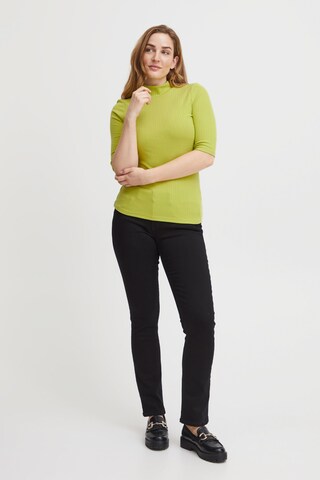 Fransa - Jersey 'Henley' en verde